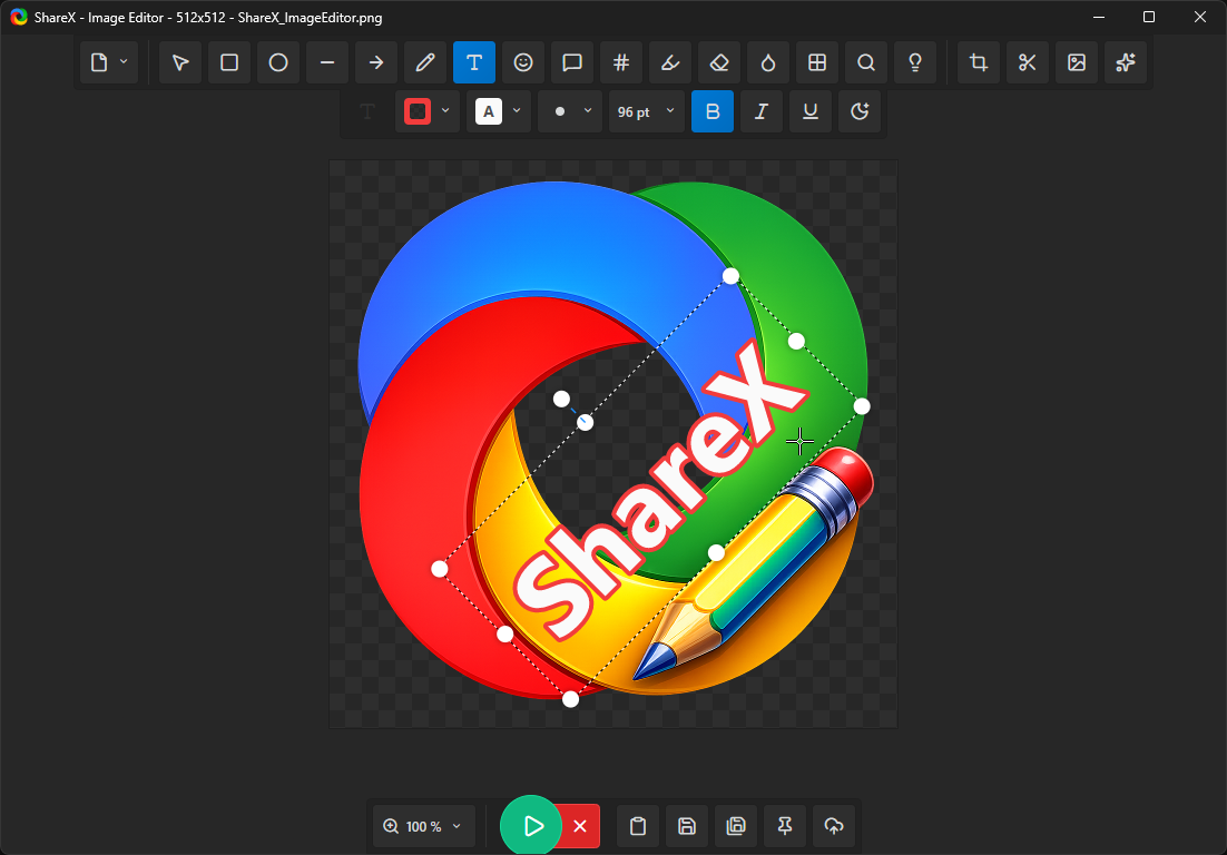 ShareX image editor